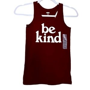 OLD NAVY GIRLS TANK TOP BURGUNDY